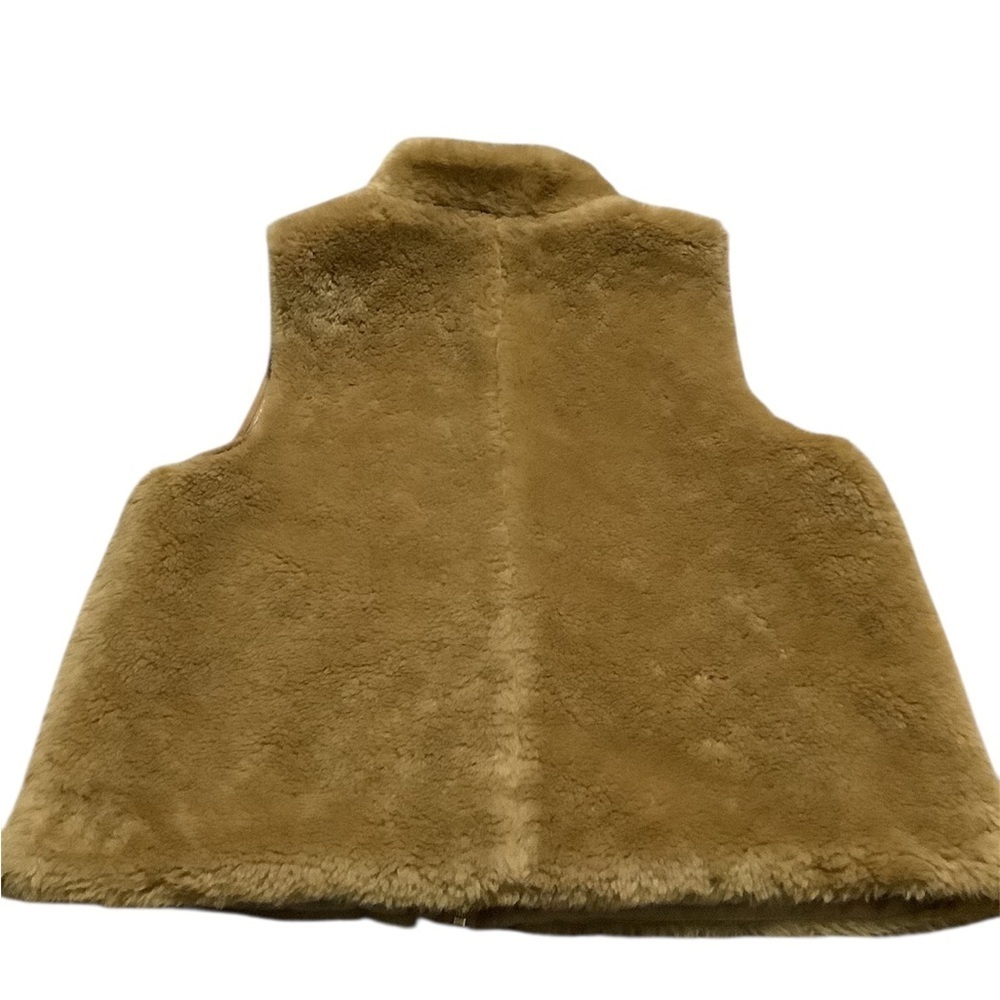 J crew Faux Fur Vest with Zipper - Picture 3 of 3